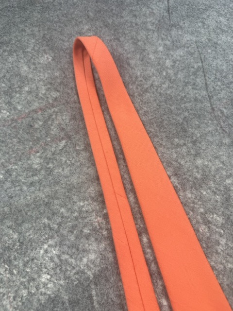 Jaeger Orange Wool Tie image 3