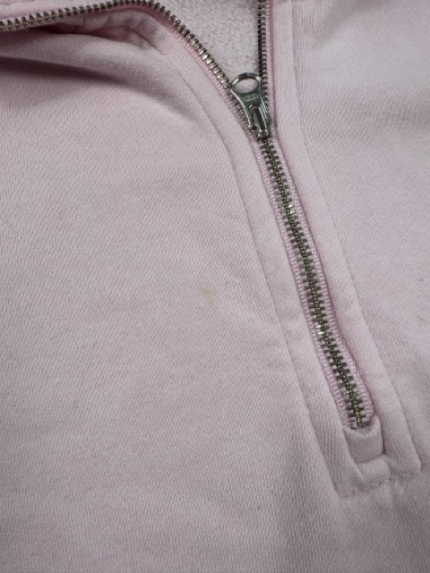 M&S Light Rose Pink 1/4 Zip Sweatshirt L image 4