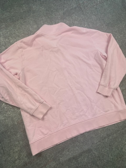 M&S Light Rose Pink 1/4 Zip Sweatshirt L image 9
