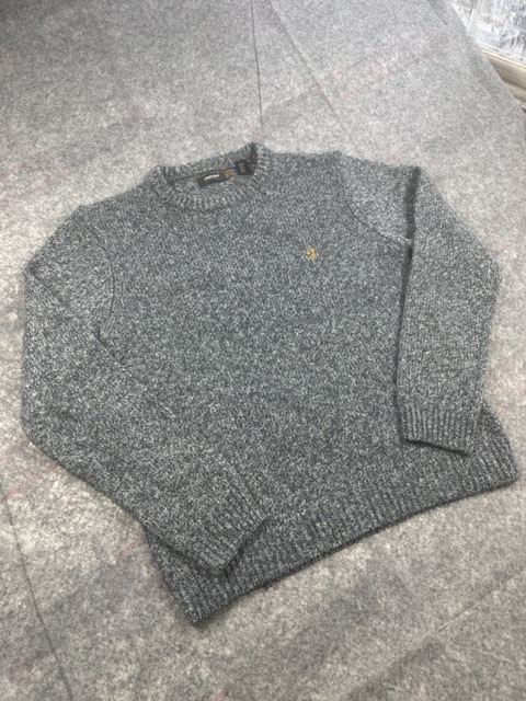 Farah Grey Knit Sweater XL image 4