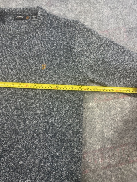 Farah Grey Knit Sweater XL image 6
