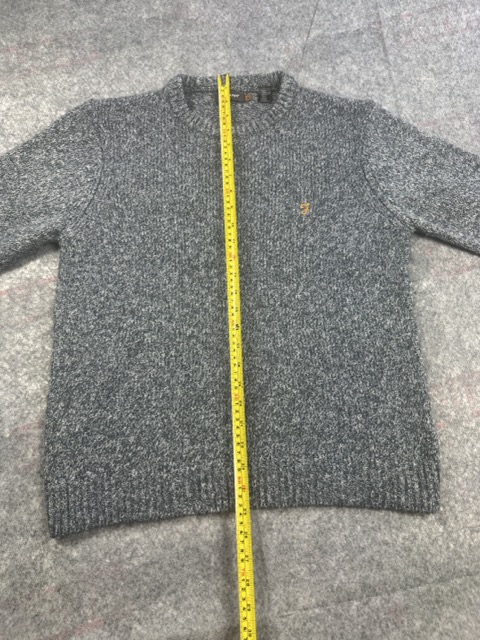 Farah Grey Knit Sweater XL image 7