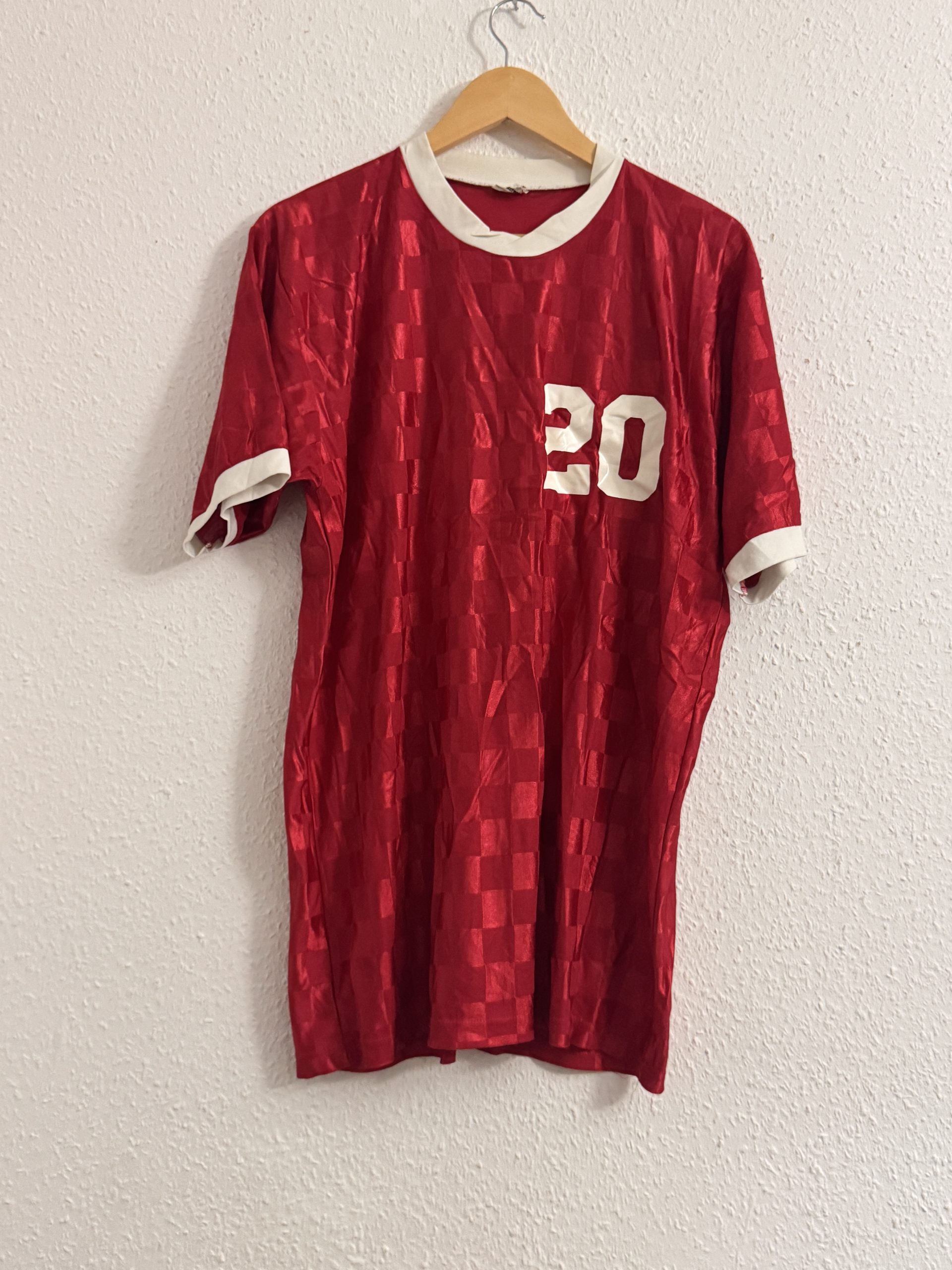 Unbranded Red & White Retro Sports Jersey Size Other