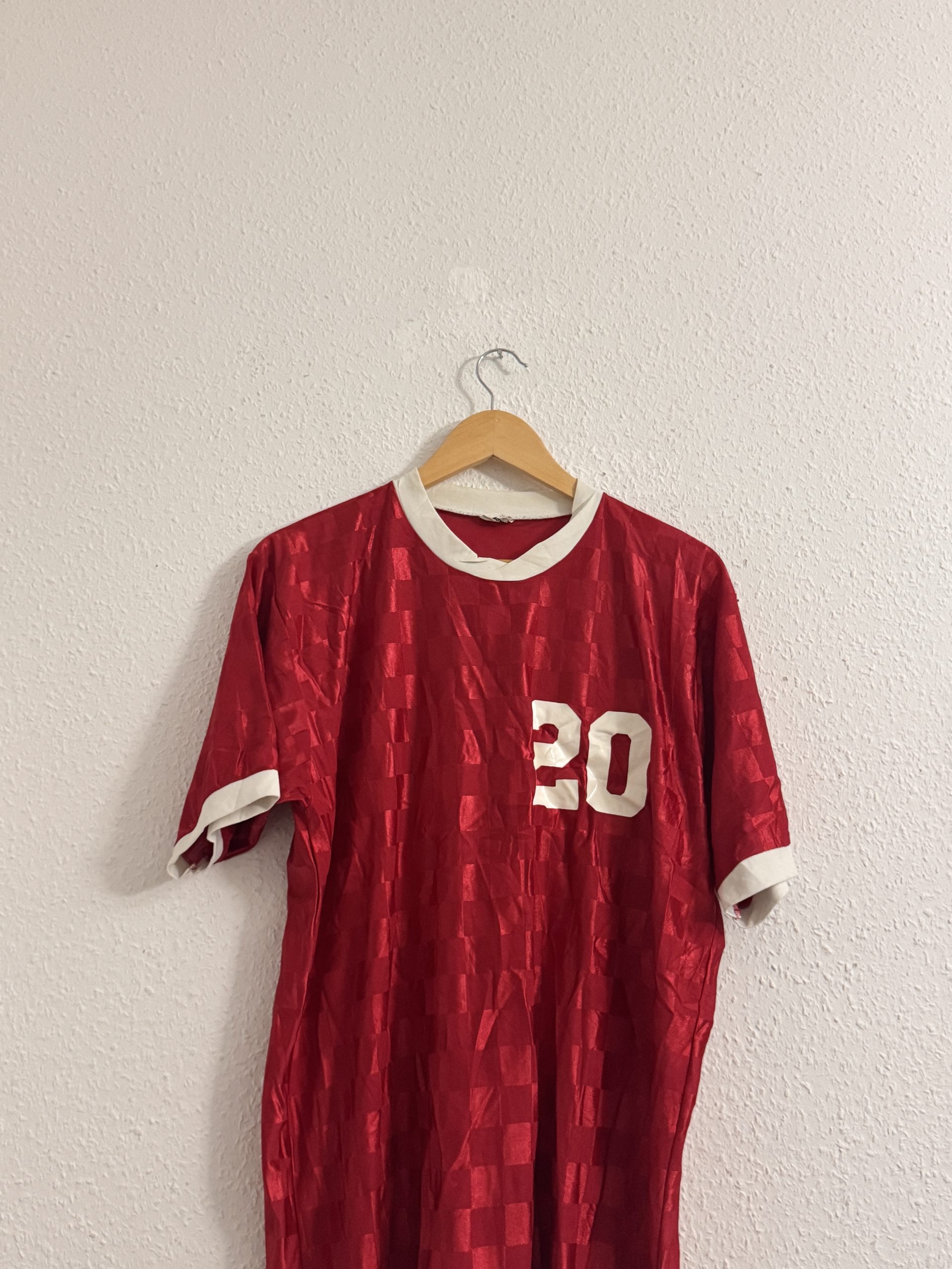 Unbranded Red & White Retro Sports Jersey Size Other image 2