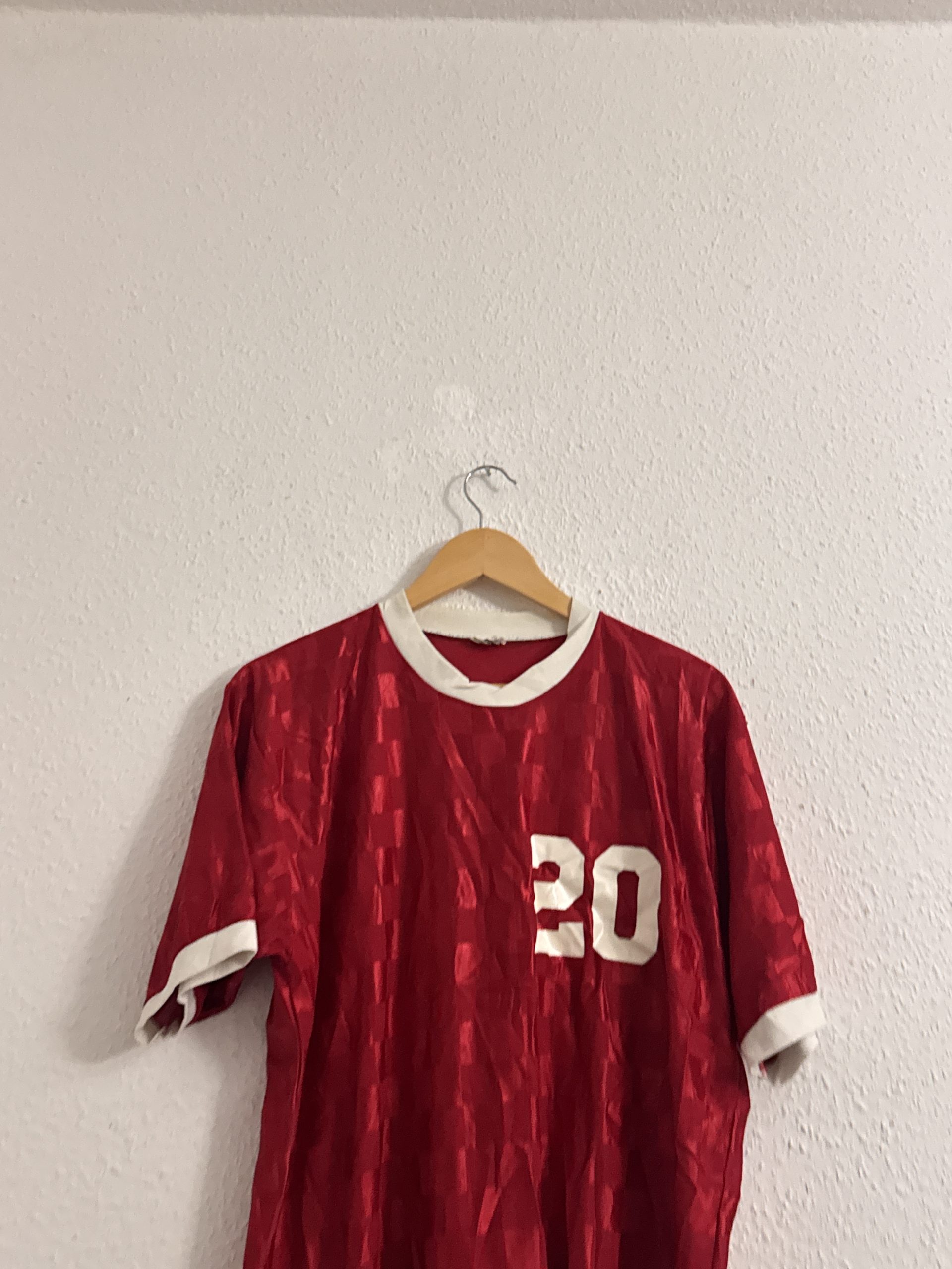 Unbranded Red & White Retro Sports Jersey Size Other image 4