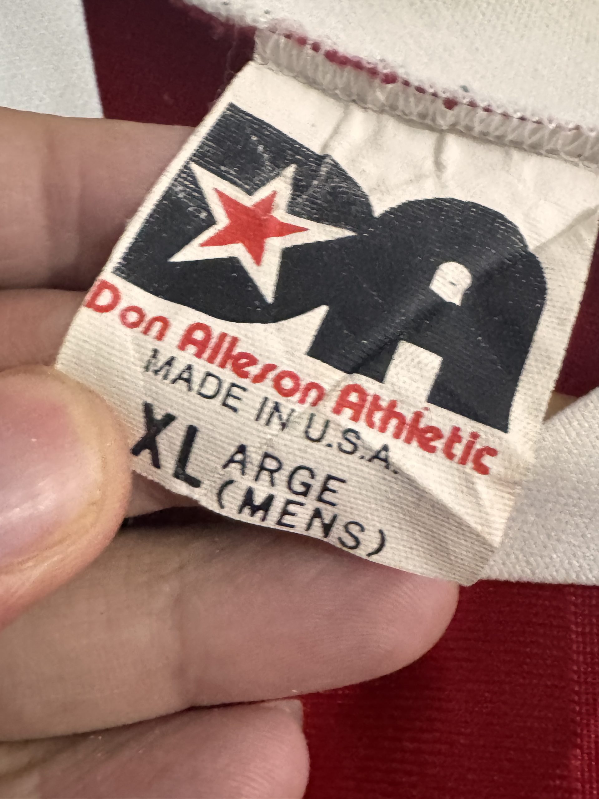 Unbranded Red & White Retro Sports Jersey Size Other image 6