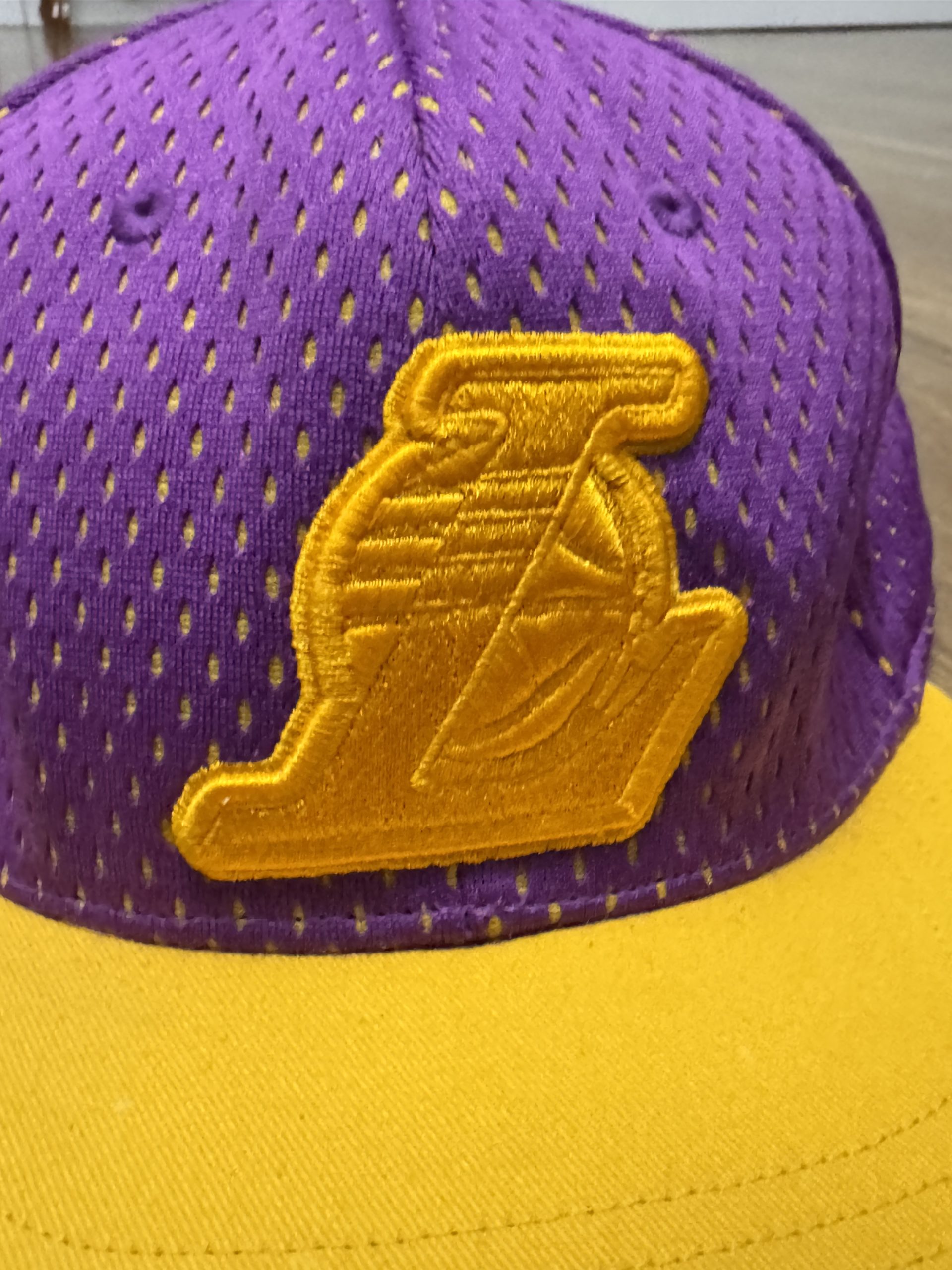 NBA Purple & Yellow Basketball Logo Cap One Size 2925 image 6