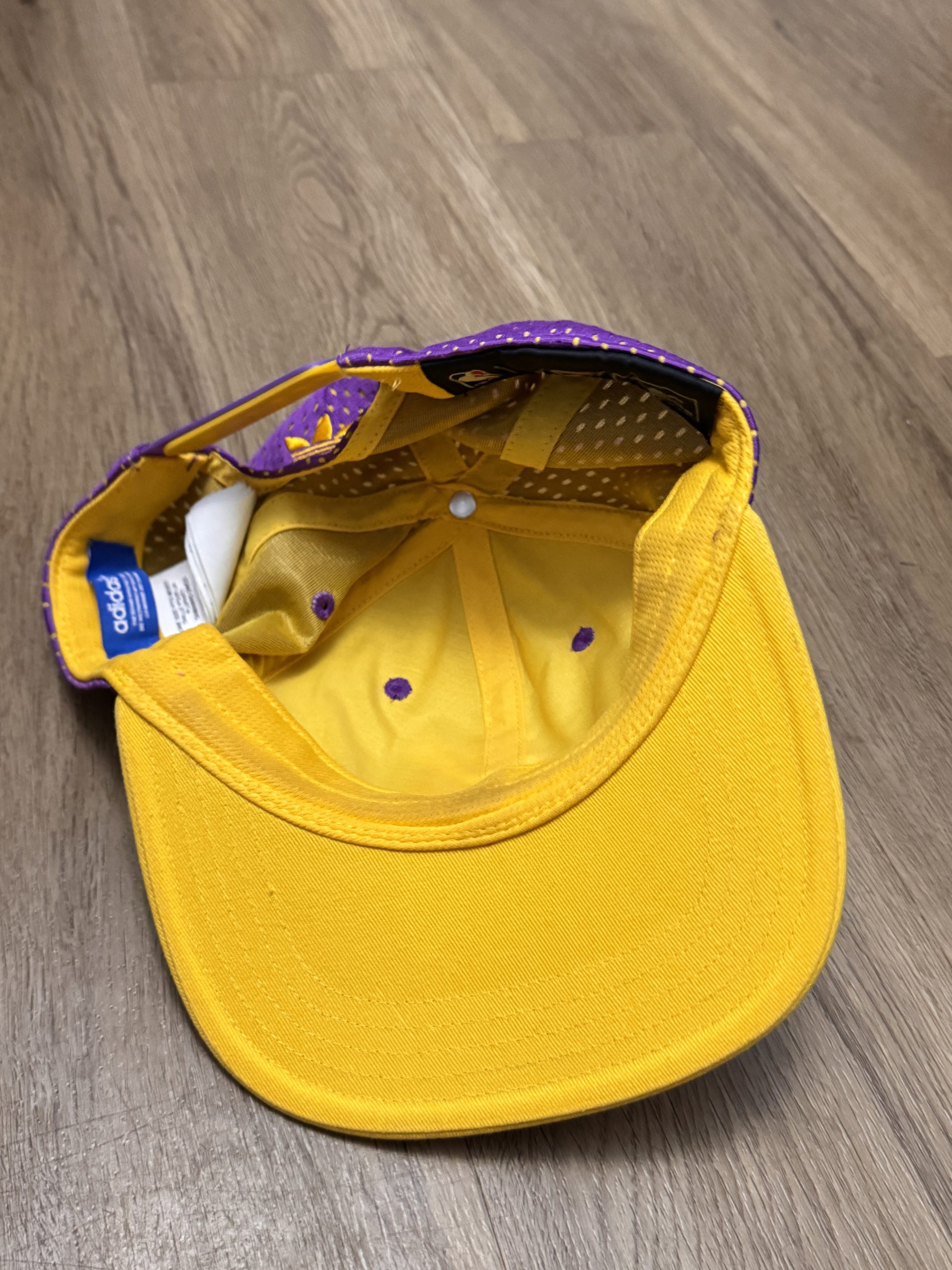 NBA Purple & Yellow Basketball Logo Cap One Size 2925 image 7
