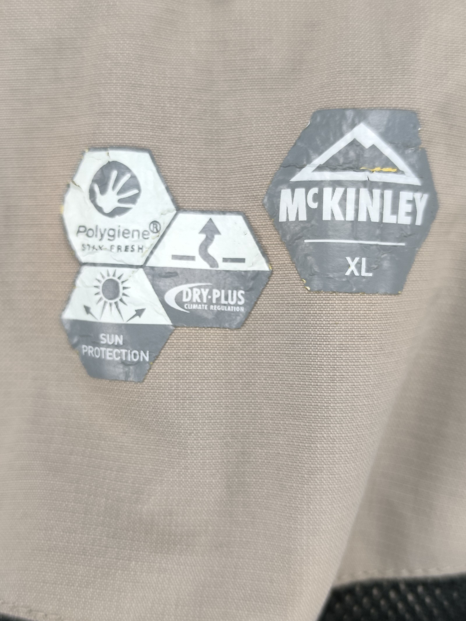 McKinley Beige Outdoor Utility Vest XL Multiple Pockets image 2