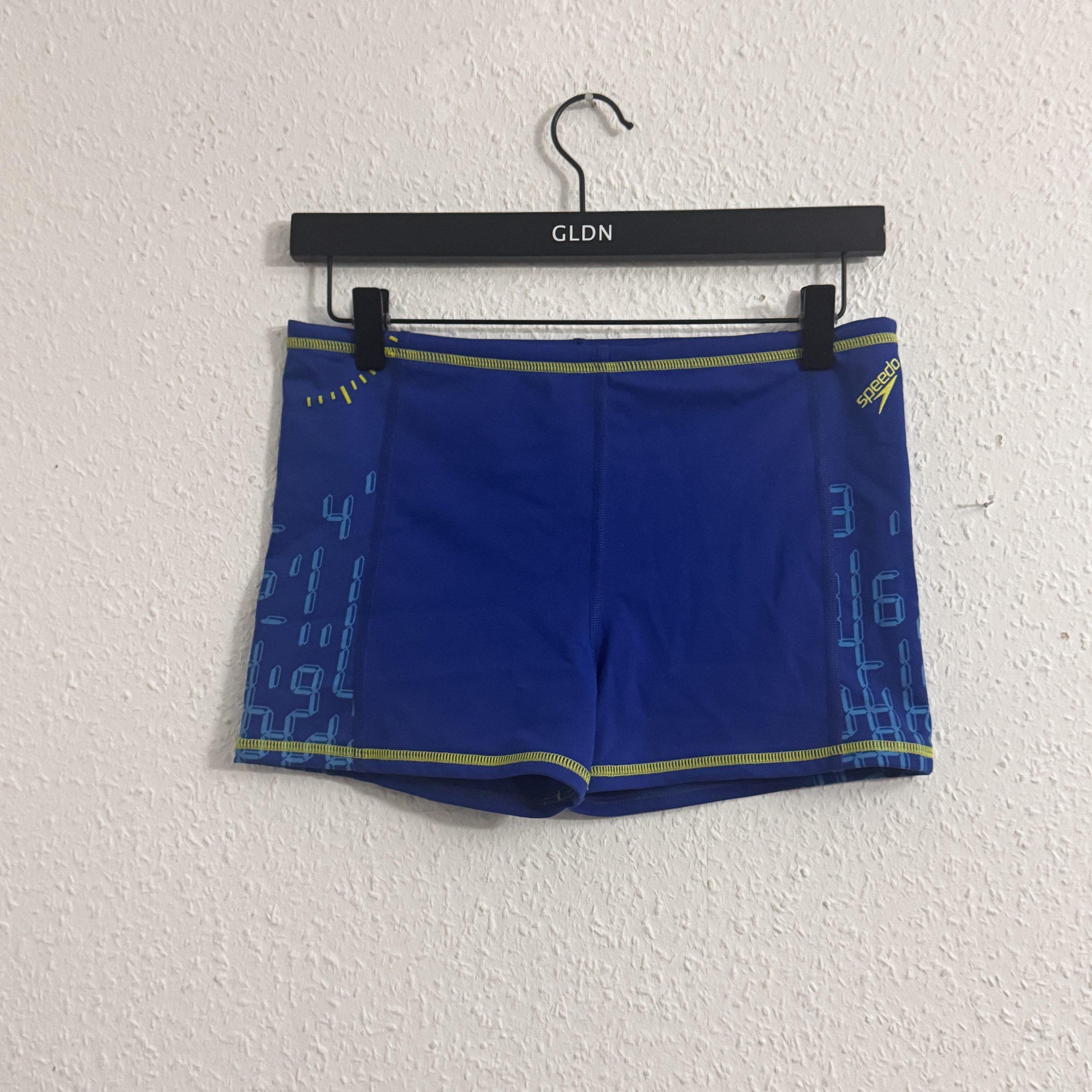 Speedo Blue Swimming Trunks Size L with Pattern 2715
