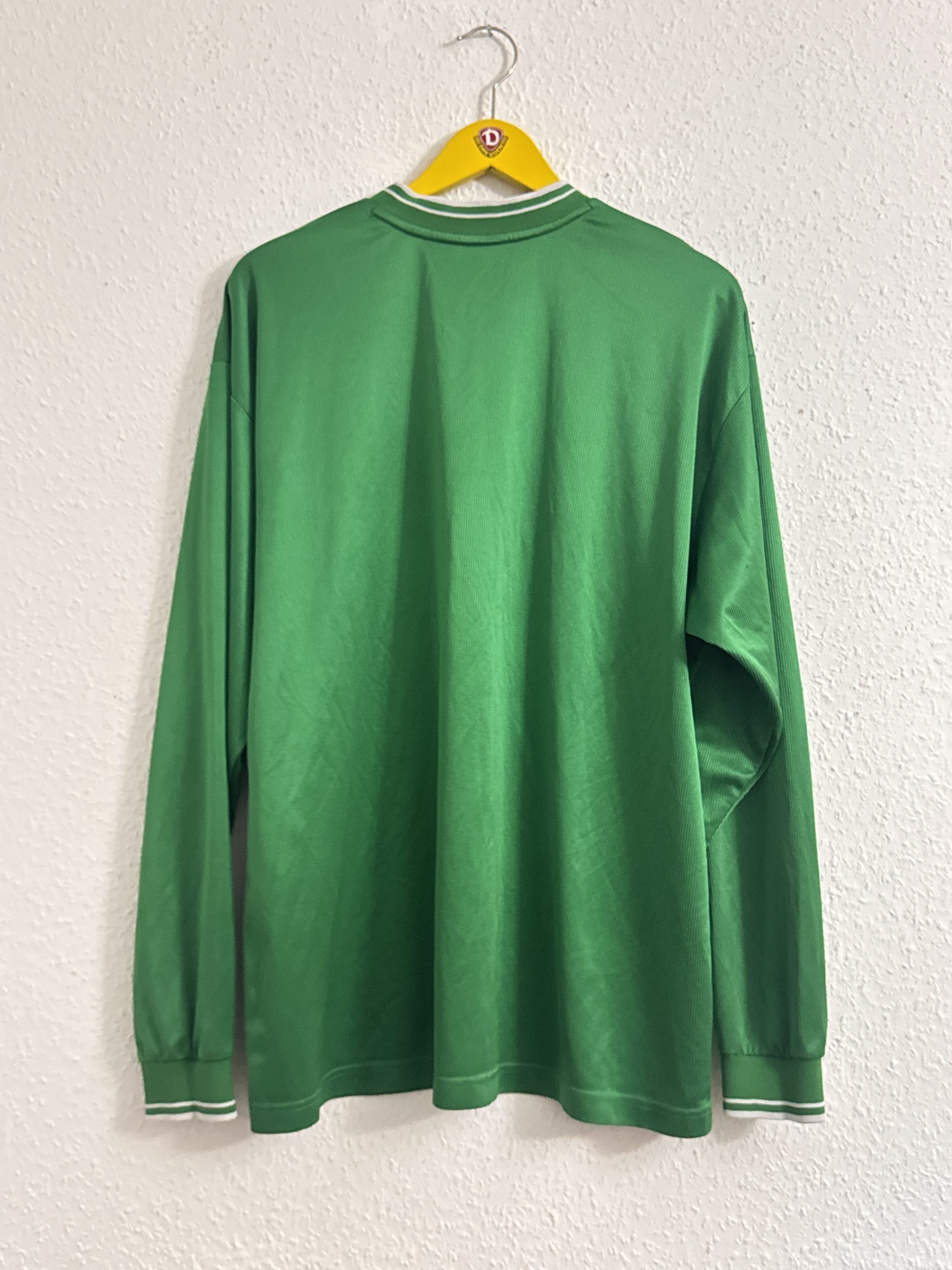 Asics Green Long Sleeve V-Neck Sports Top Size XL 2849 image 6