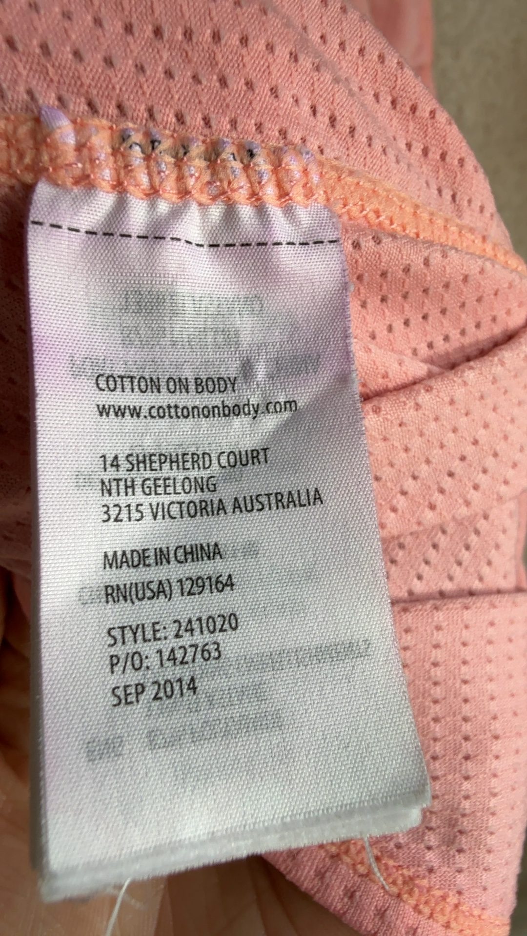 Cotton On Body Pink Racerback Sports Tank Top UK Small Lightweight Activewear image 7