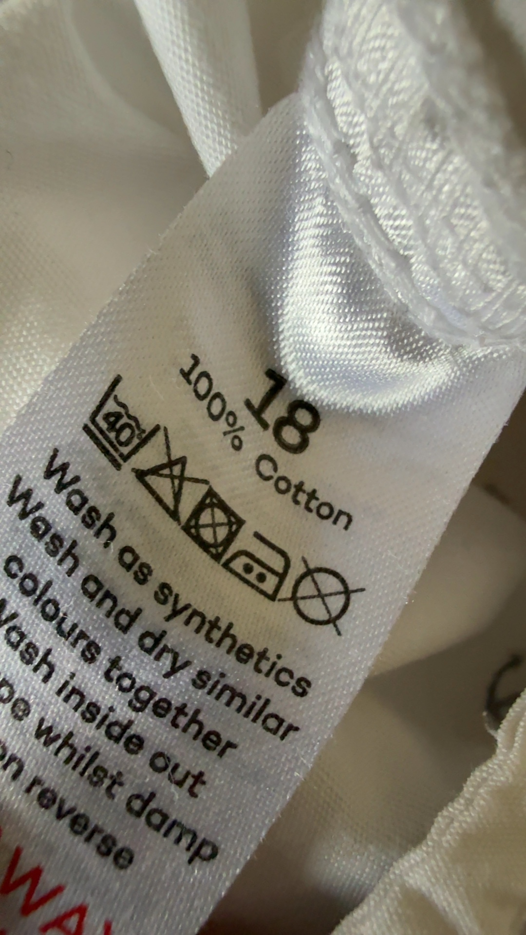 Bonmarché White & Navy Anchor Print Cotton Trousers UK 18 Elastic Waist image 6
