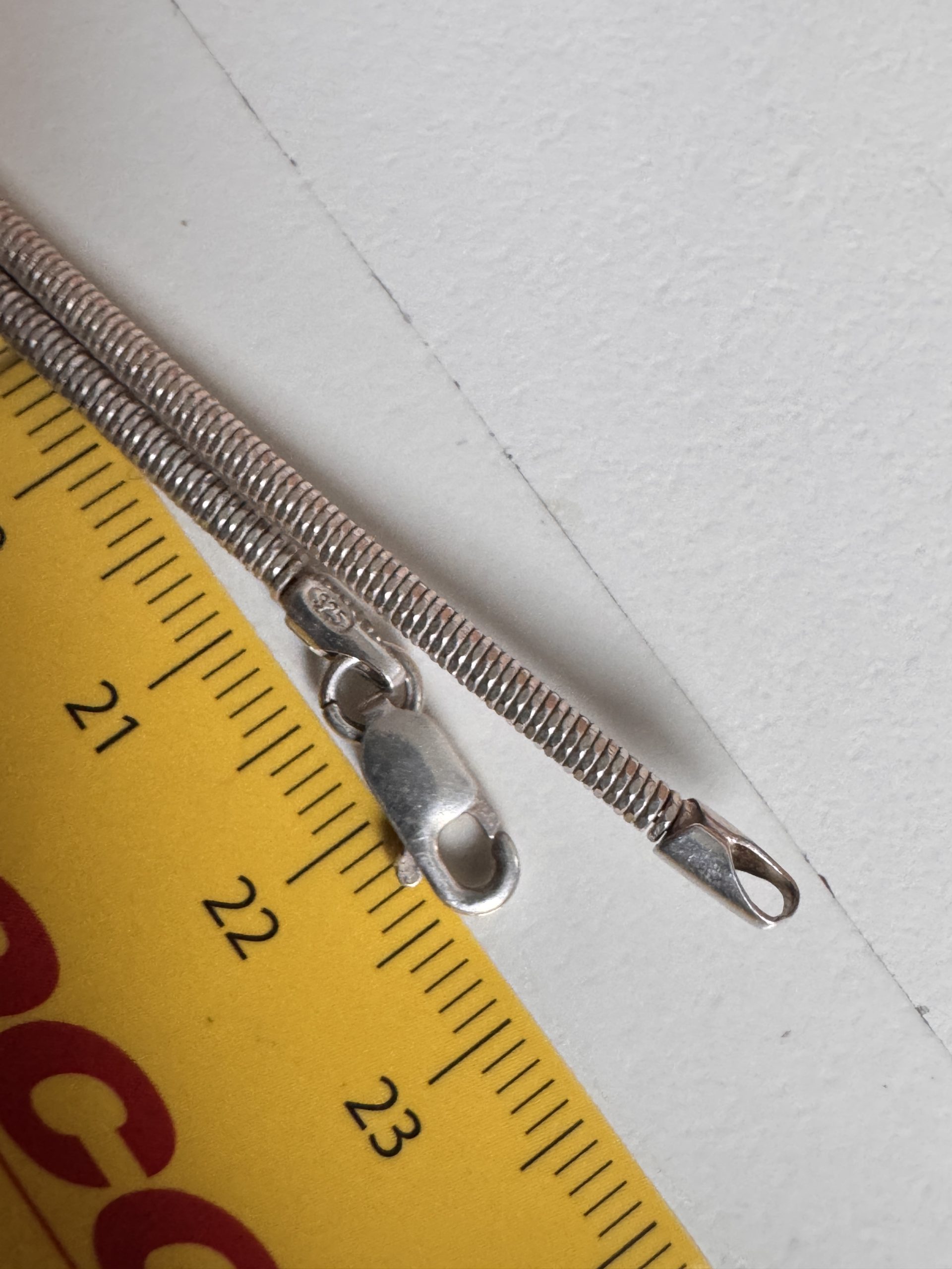 Sterling Silver 925 Snake Chain Necklace 22 cm 11g 21 image 3