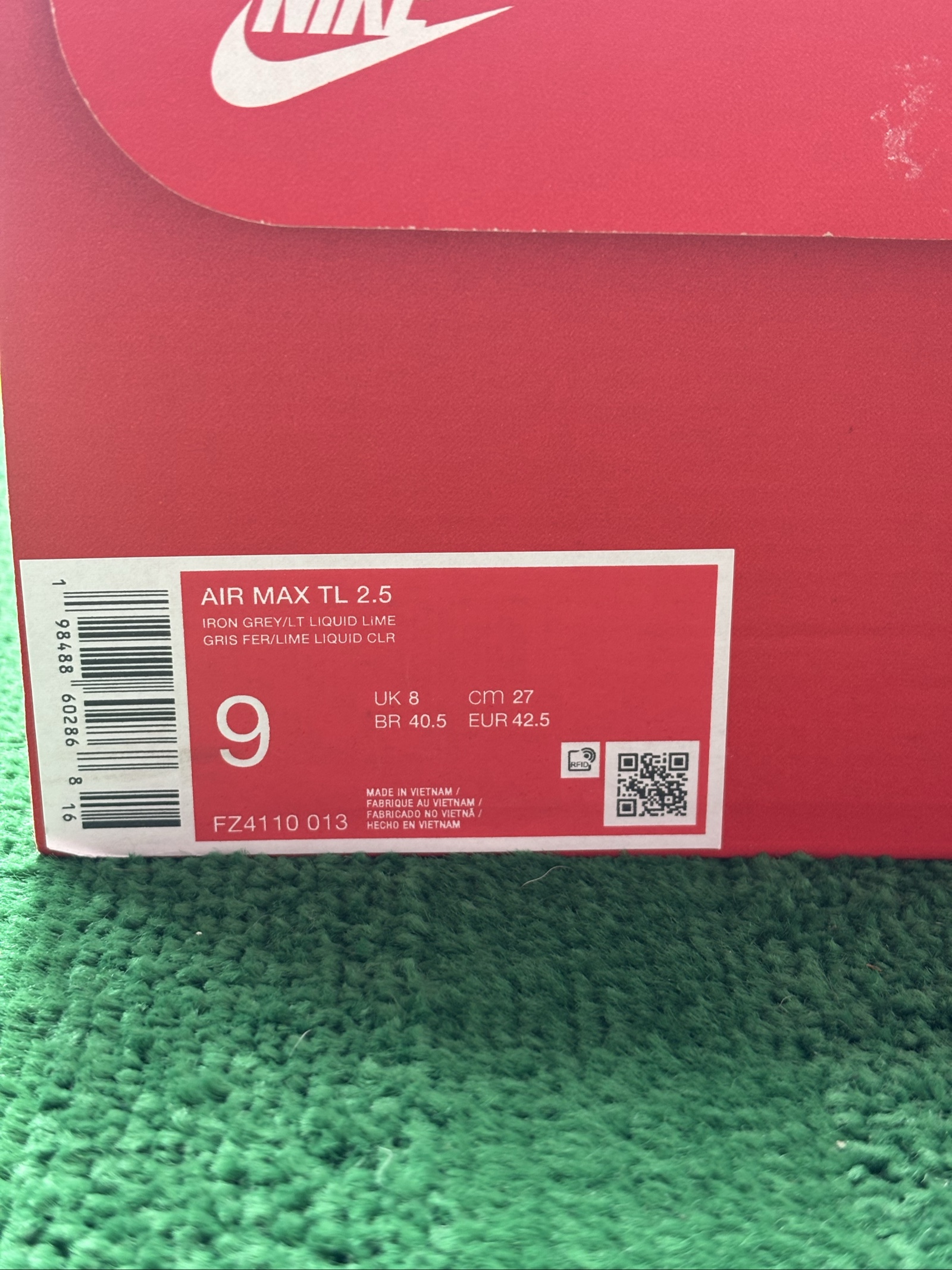 UK 8 Nike Air Max TL 2.5 | Iron Grey FZ4110-013 | New image 3