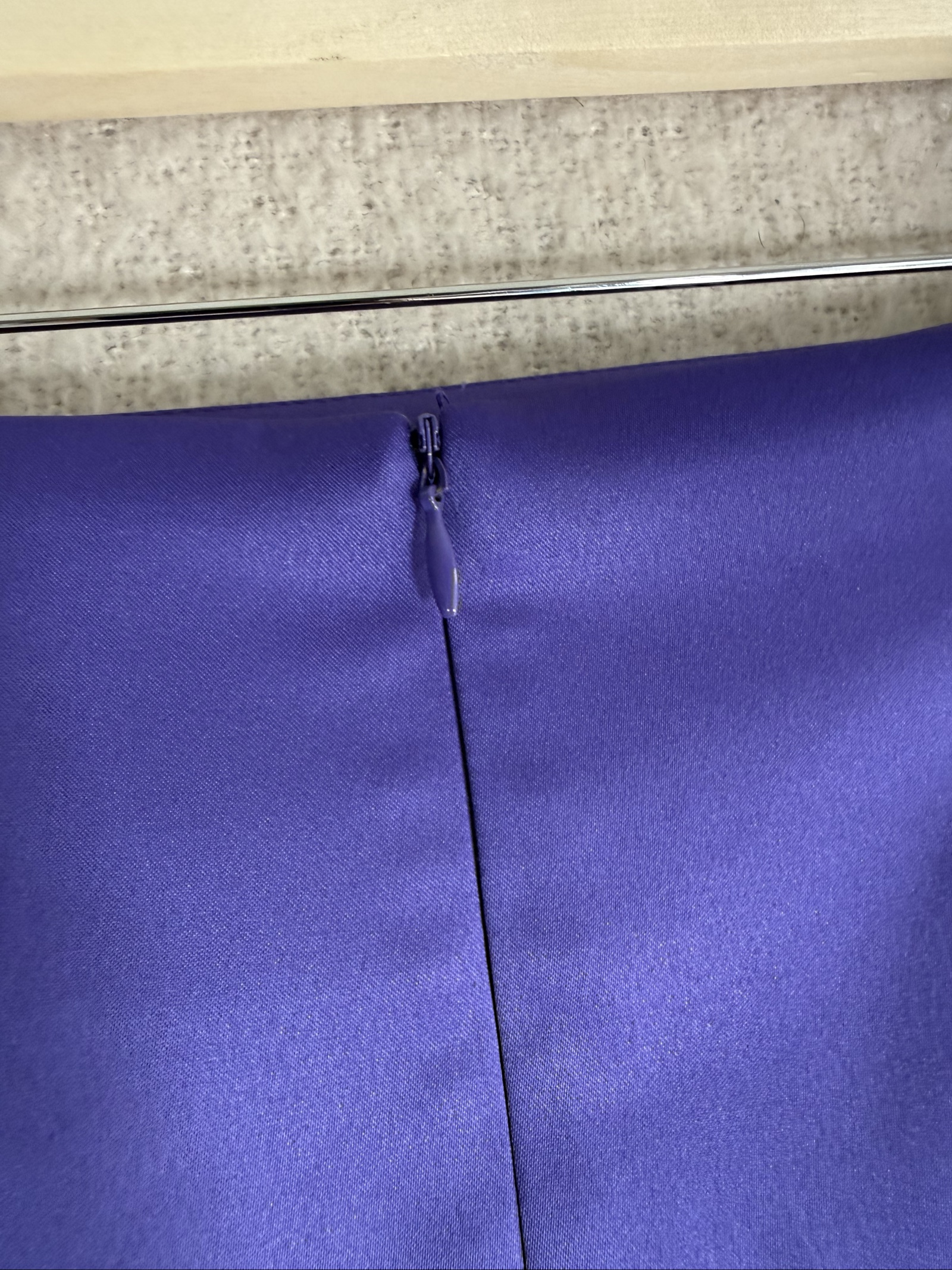 Atmosphere Purple Pencil Skirt UK 12 Satin Finish Elegant Office Classic image 4