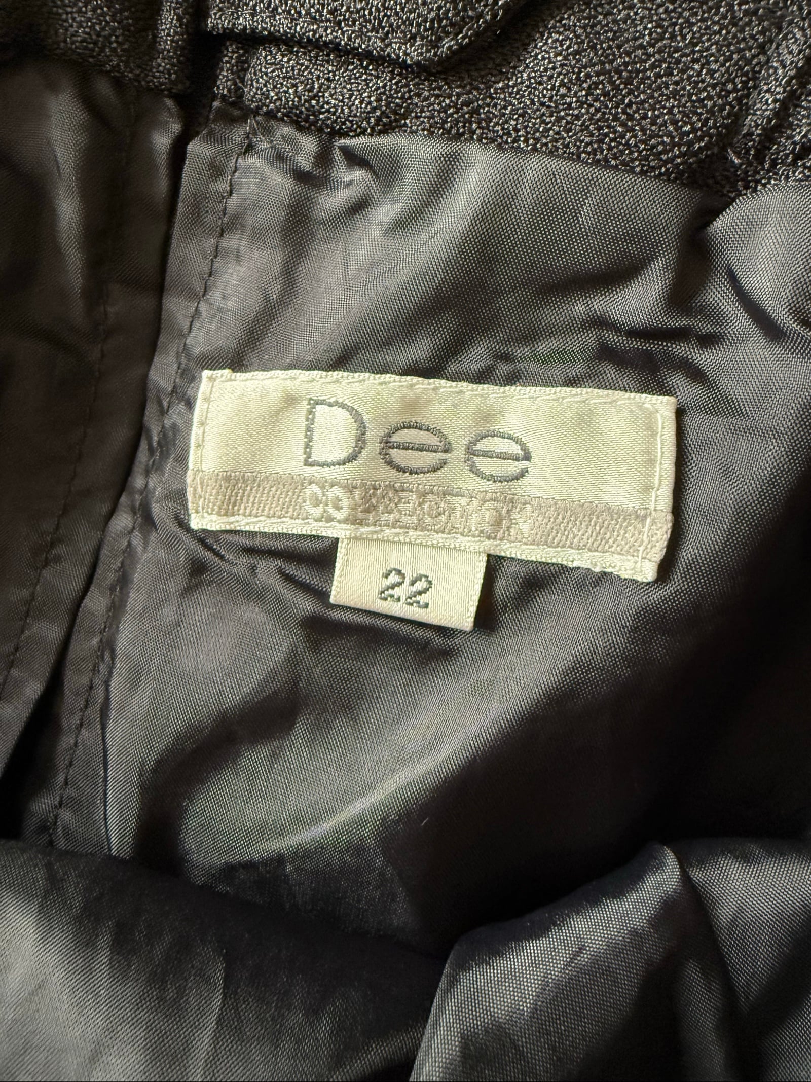 Dee Black Pencil Skirt UK 22 Smart Workwear Classic Elegant Style image 3