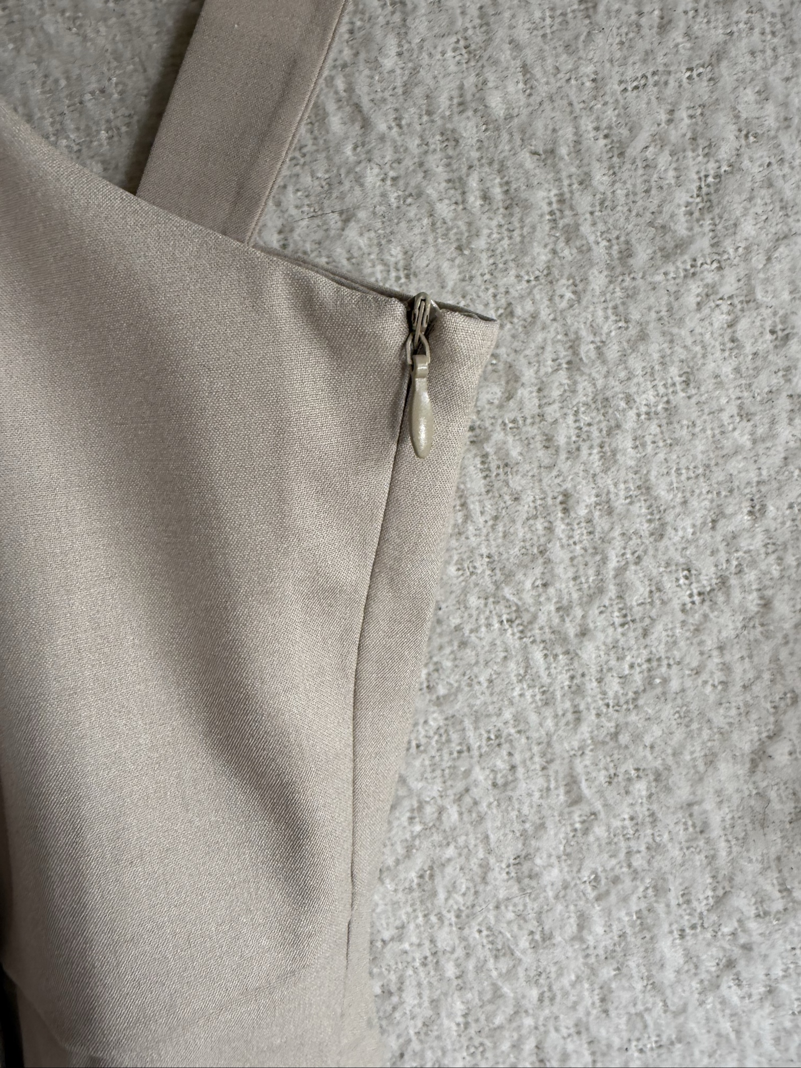 Urban Revivo Beige Sleeveless Dress UK 12 Button Detail Casual Summer Style image 5