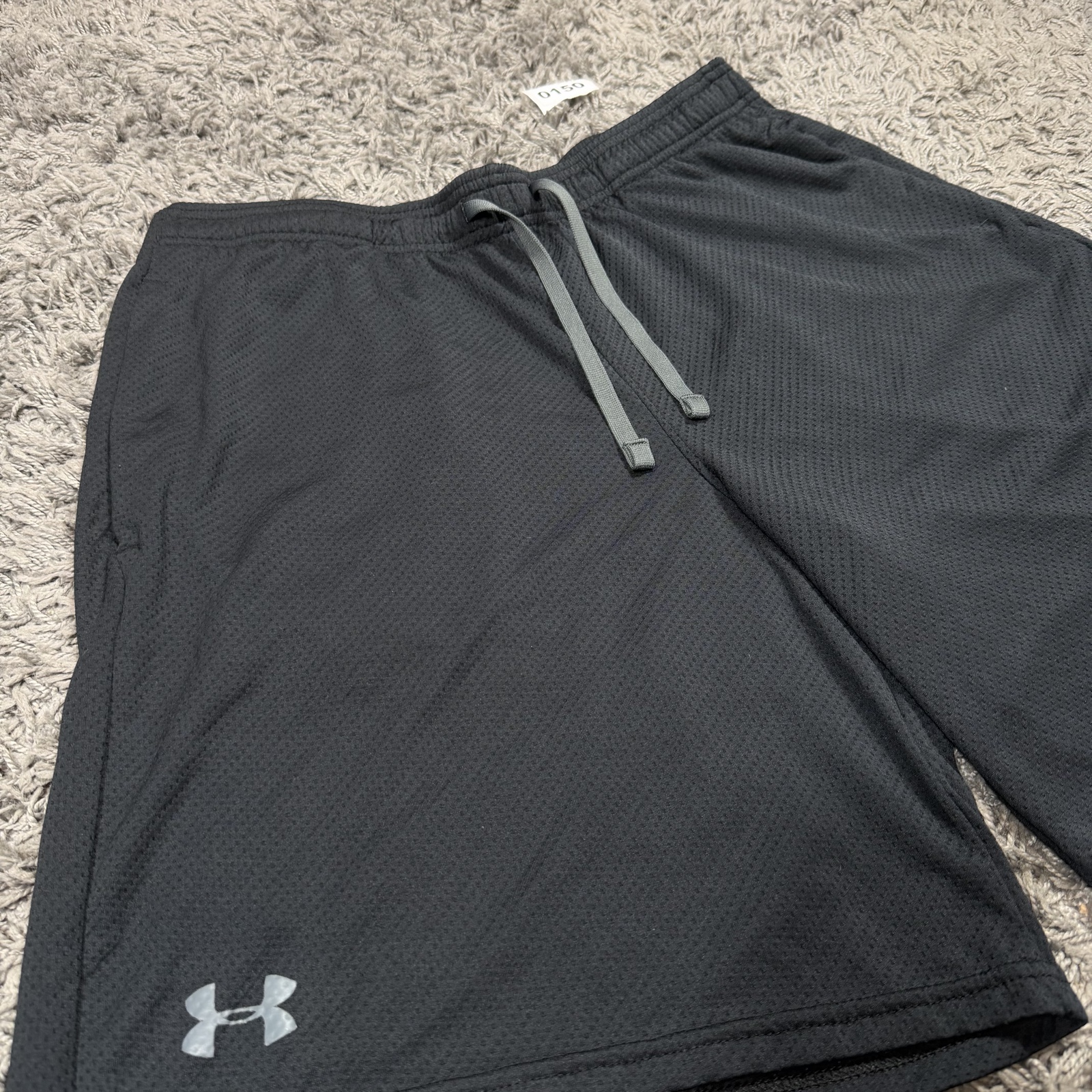 Under Armour Black Loose Fit Sports Shorts XL Breathable Polyester image 2