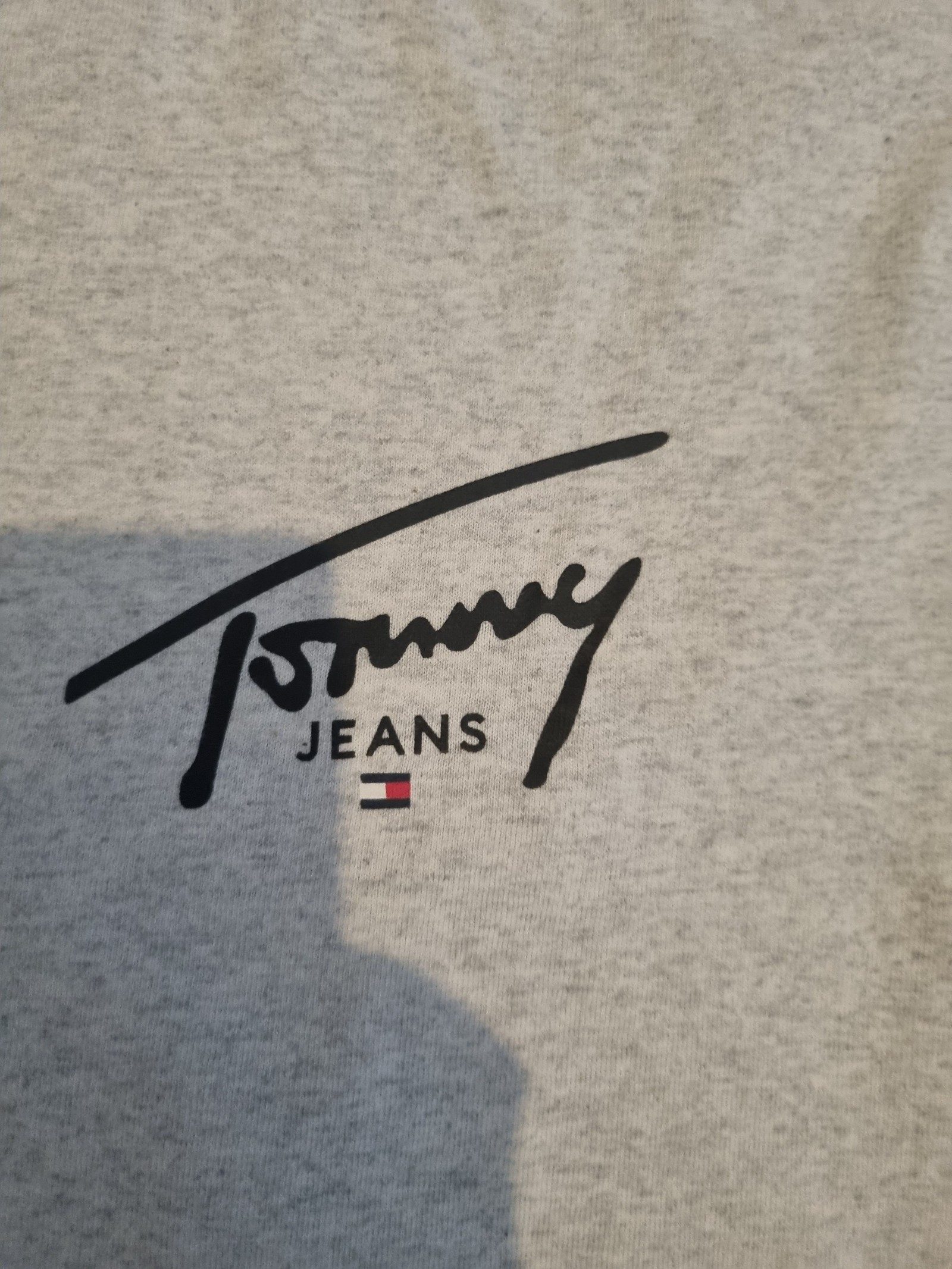 Tommy Jeans Grey Cotton T-Shirt Medium Chest 27 in image 2