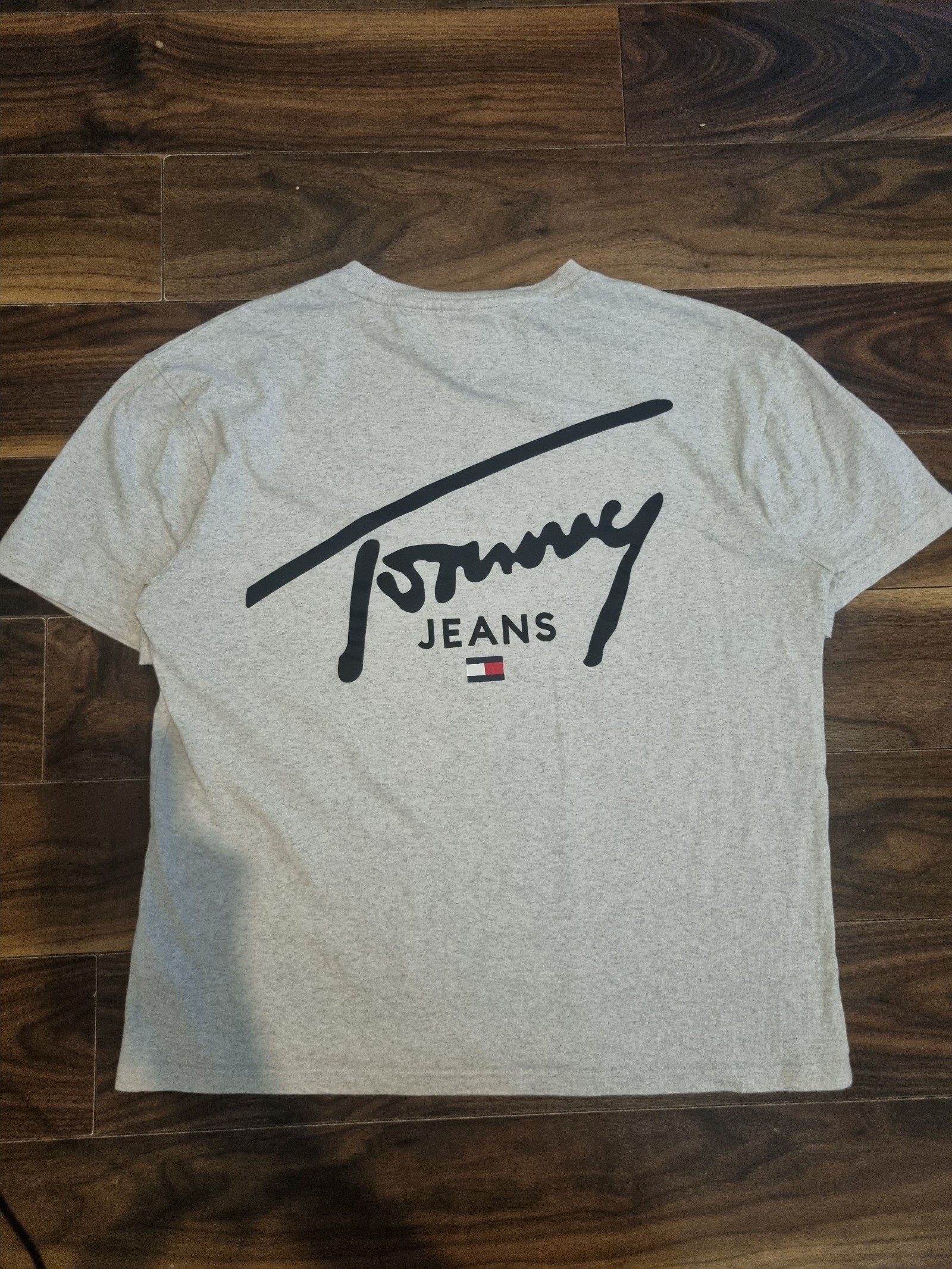 Tommy Jeans Grey Cotton T-Shirt Medium Chest 27 in image 4
