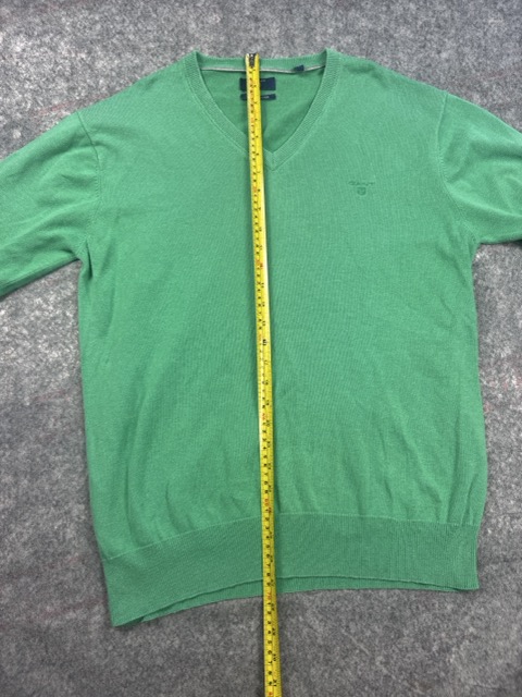 Gant Green V Neck Sweater Large image 6