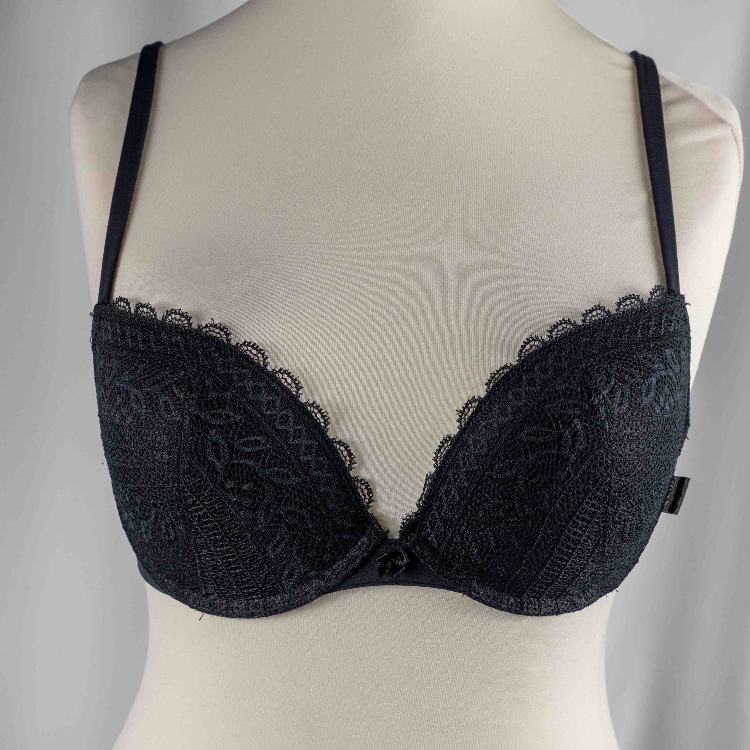 Esprit 36B Black Lace Bra NWT RRP £28.00