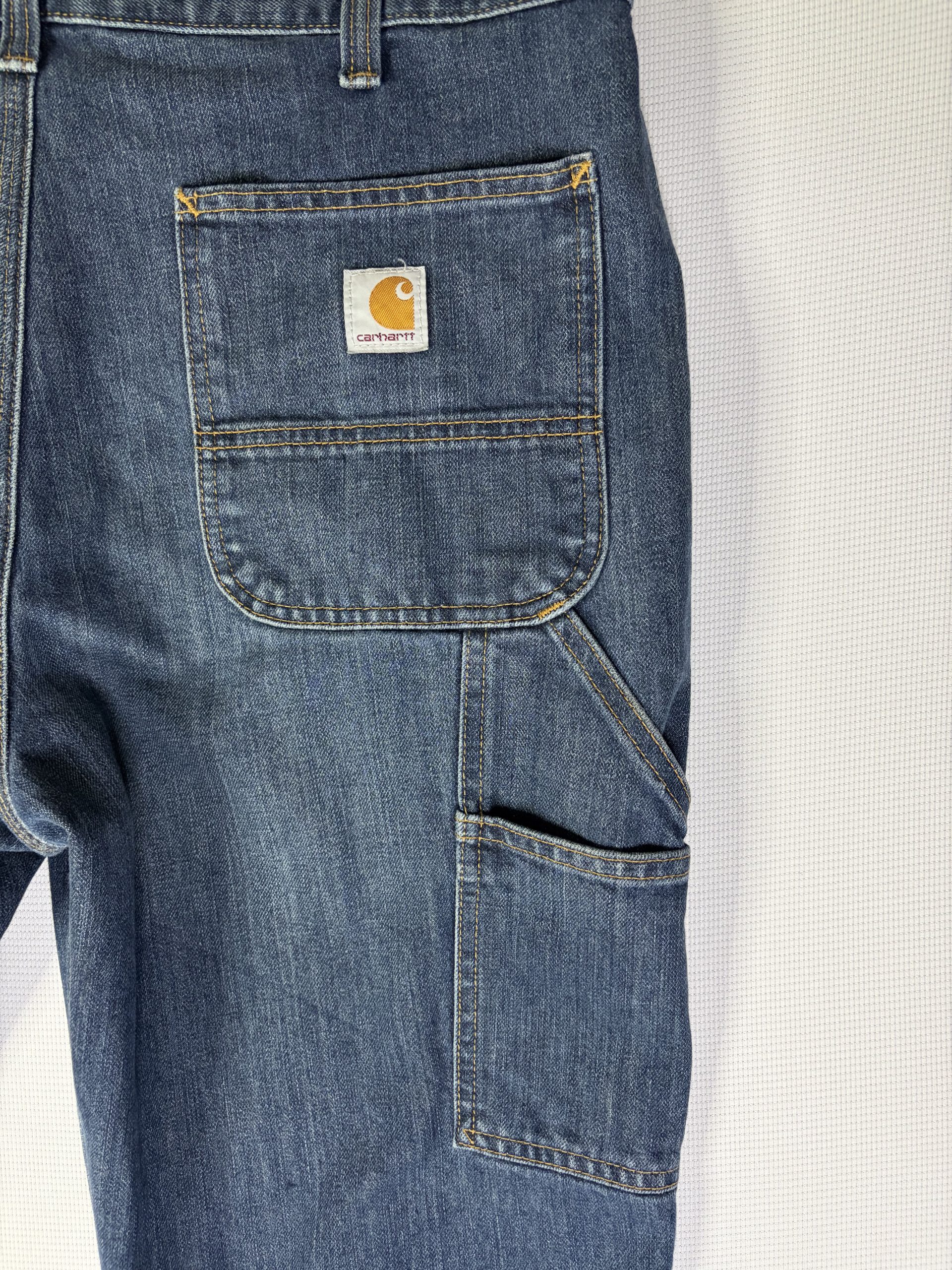 Carhartt Carpenter Jeans Mens W36 L30 Denim Blue Relaxed Fit Workwear image 5