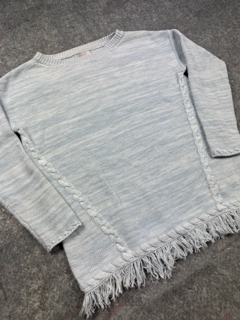 M&S Blue Mix Per Una Jumper UK 10 image 2