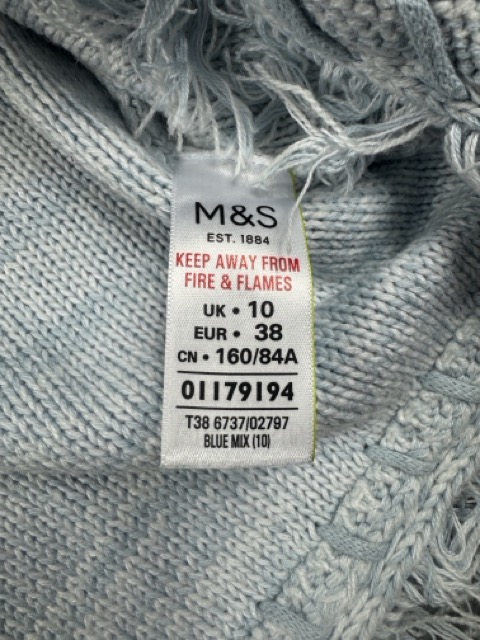 M&S Blue Mix Per Una Jumper UK 10 image 4