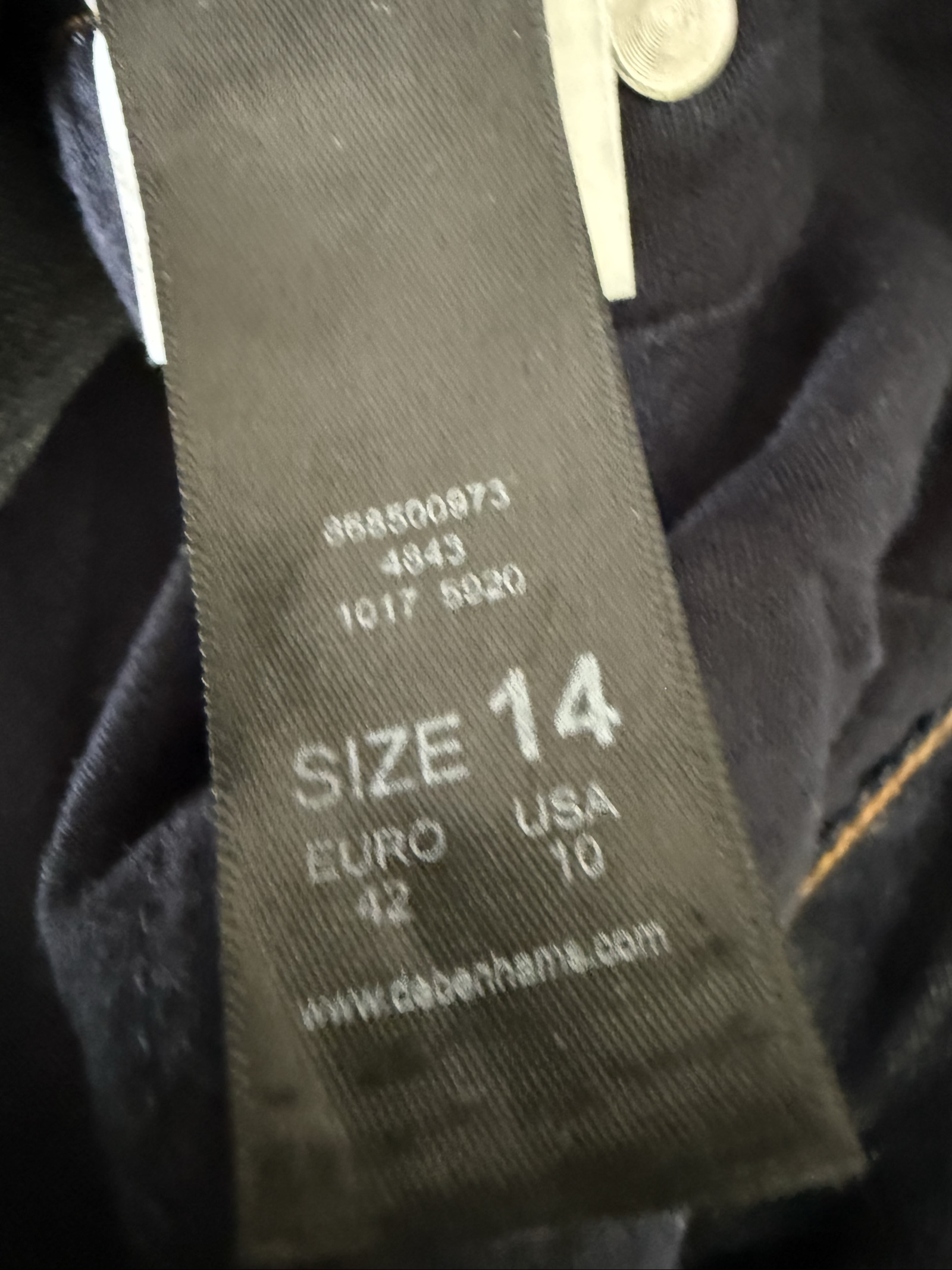 Jasper Conran Dark Blue Skinny Jeans UK 14 Stylish Comfortable Denim Trousers image 9