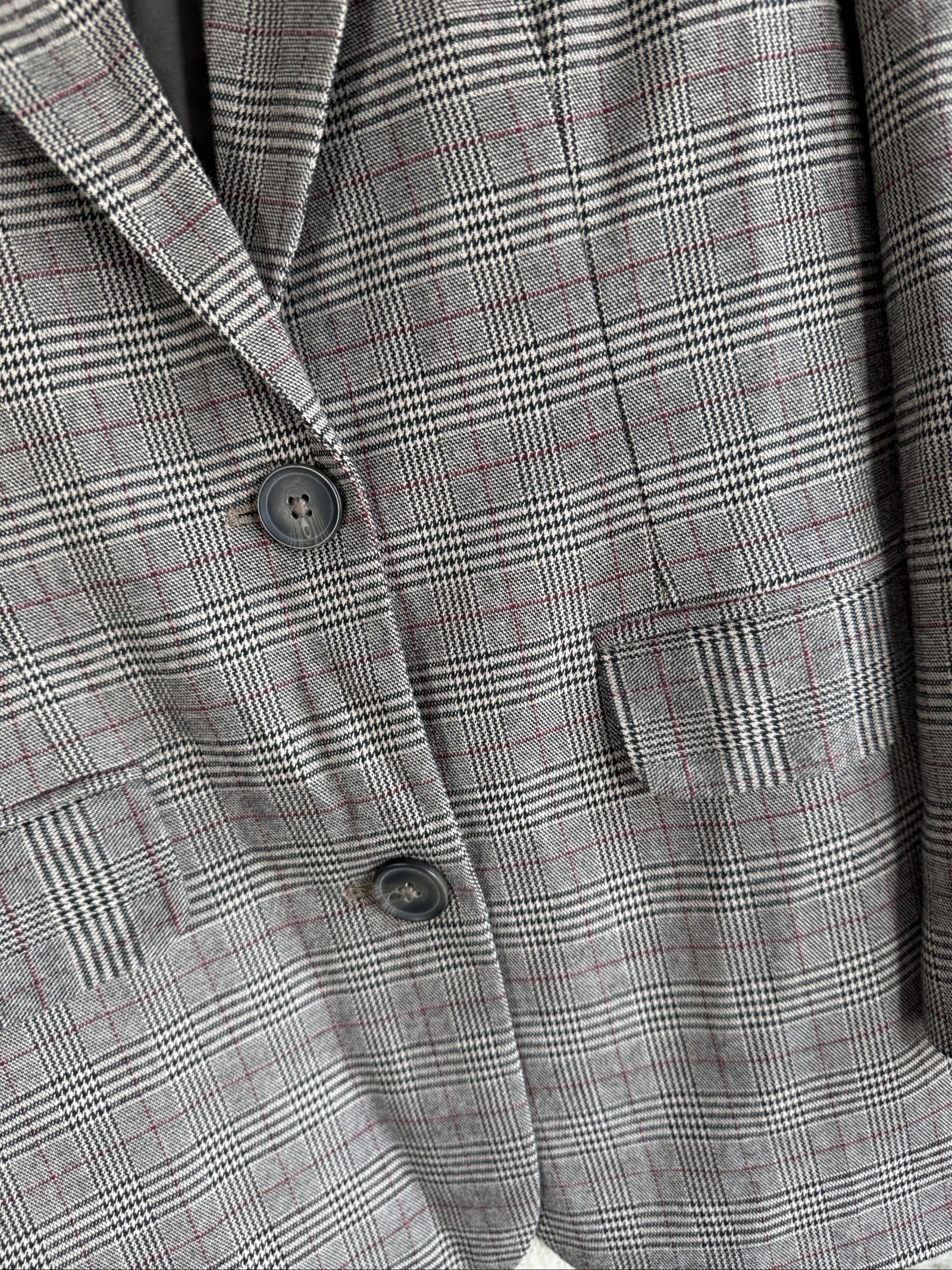 George Brown Check Blazer Jacket UK 10 Tailored Classic Style image 4