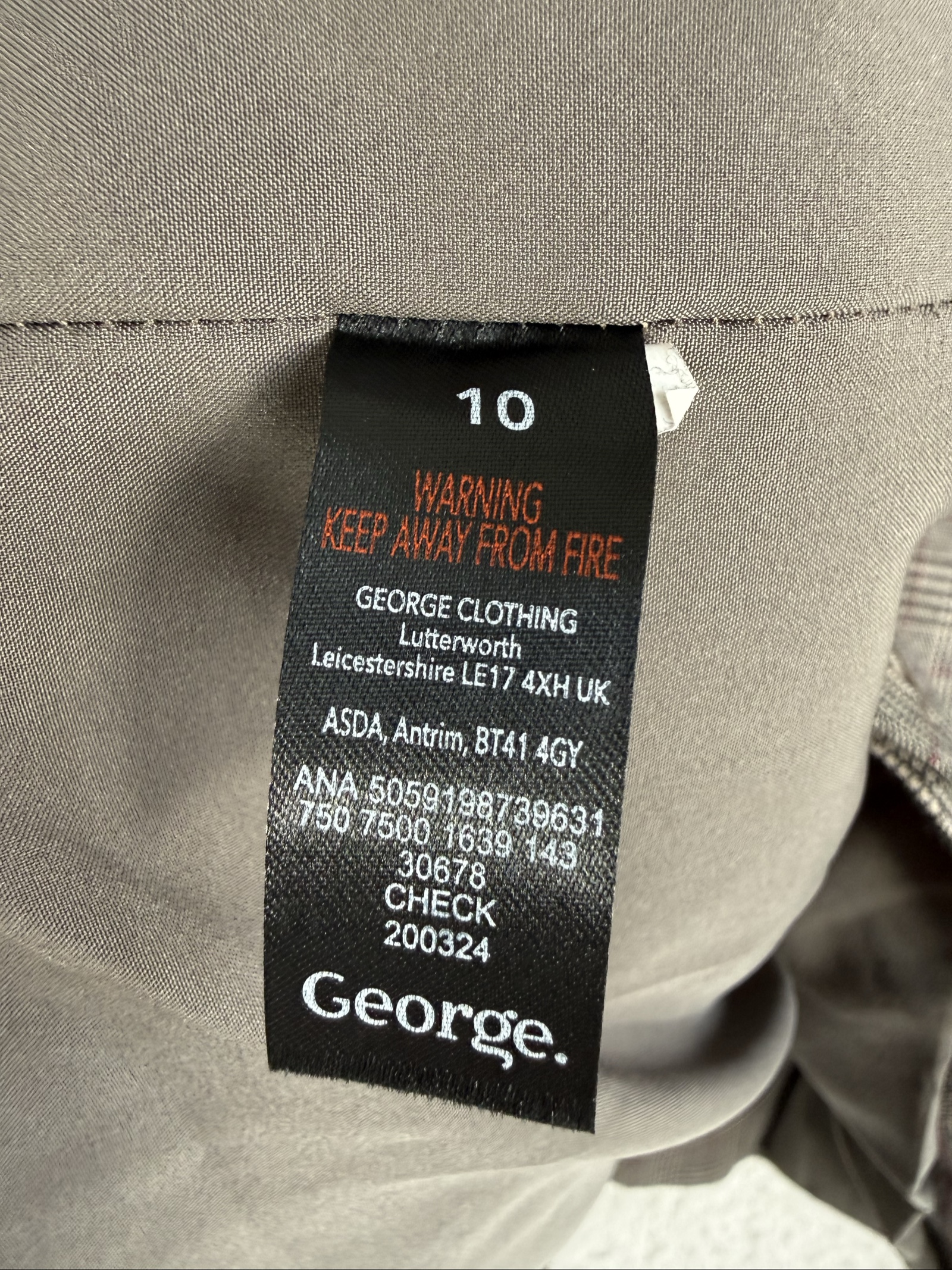 George Brown Check Blazer Jacket UK 10 Tailored Classic Style image 5