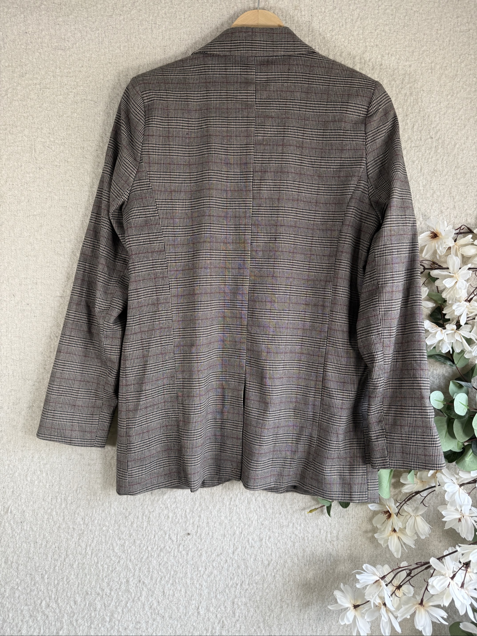 George Brown Check Blazer Jacket UK 10 Tailored Classic Style image 6