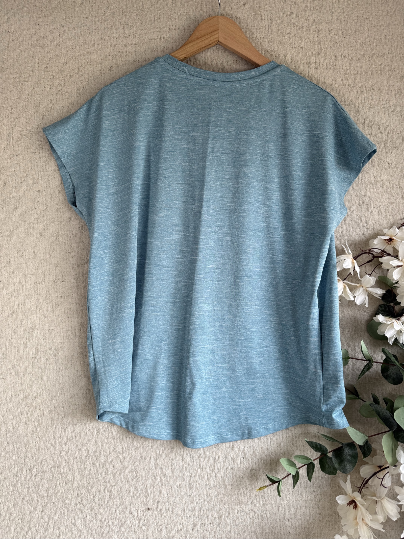 George Blue Casual T-Shirt Medium 12-14 Think It Want It Motivational Top image 4