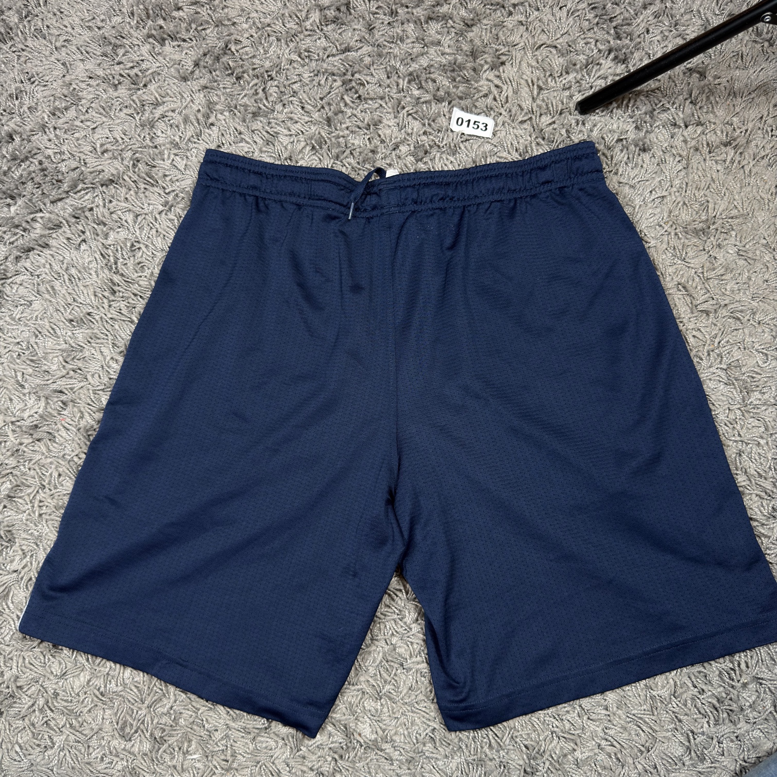 Under Armour Navy Blue Sports Shorts XL HeatGear Elastic Waistband image 8