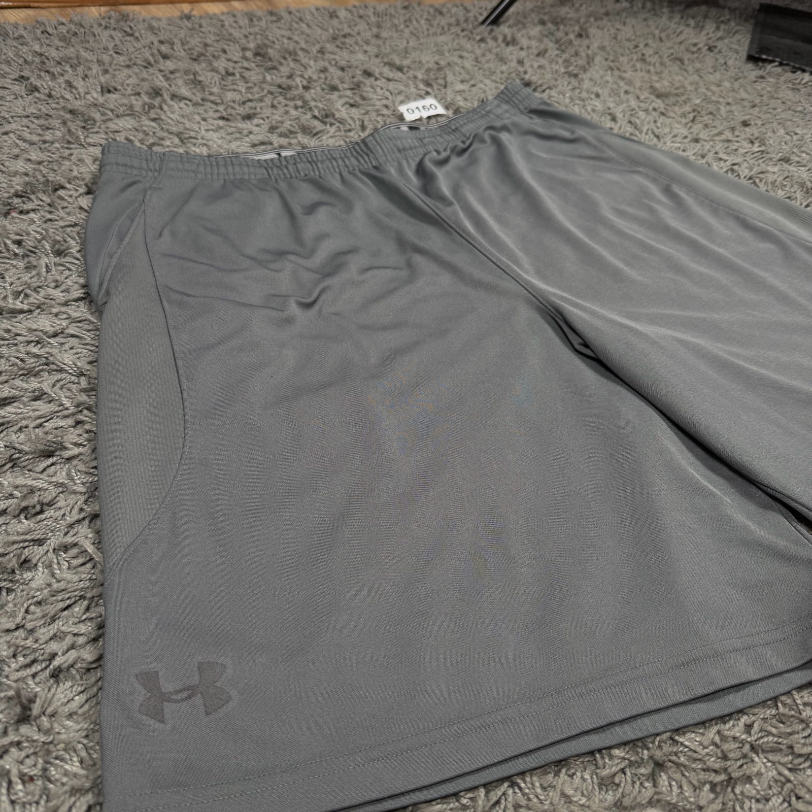 Under Armour Grey Sports Shorts Maryland Football M Lightweight image 2