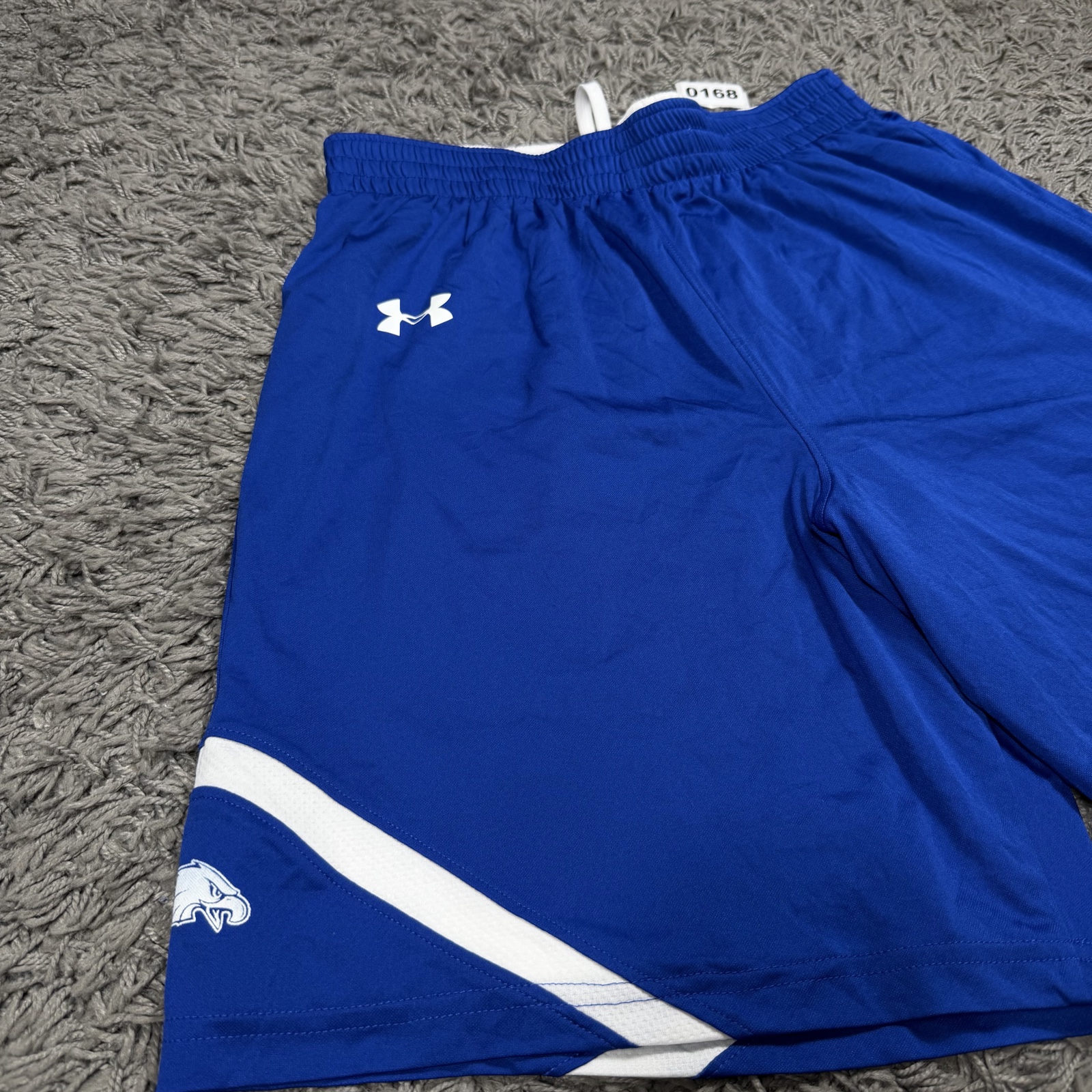 Under Armour Blue Sports Shorts Medium Elastic Waist Lightweight image 2