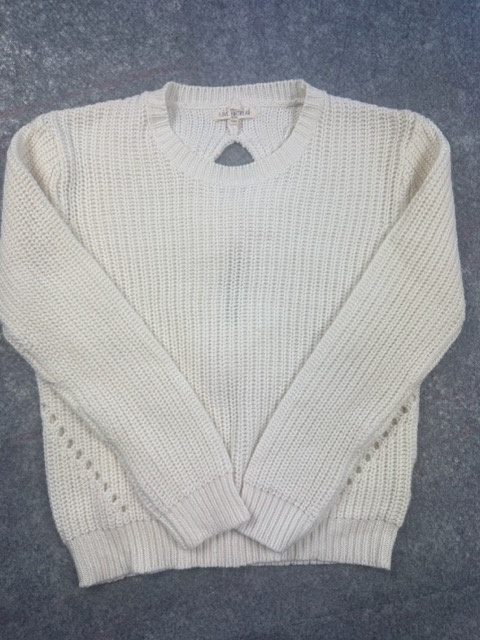 Love Knitwear Cream Knitted Sweater 12/40