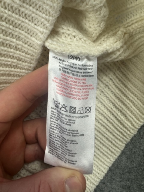 Love Knitwear Cream Knitted Sweater 12/40 image 4