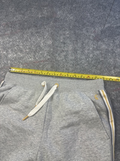 Joules Grey Jogger Trousers UK 6 Striped Side Detail image 5
