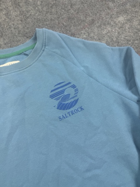Saltrock Blue Sweatshirt Graphic Print Size S image 2