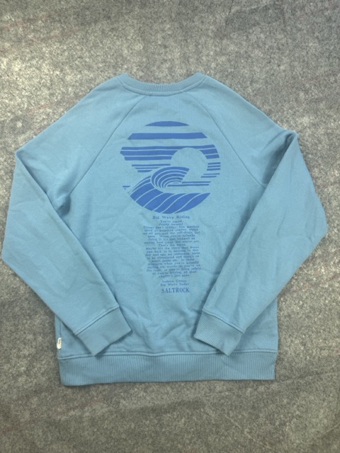 Saltrock Blue Sweatshirt Graphic Print Size S image 4