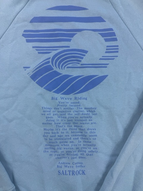 Saltrock Blue Sweatshirt Graphic Print Size S image 5