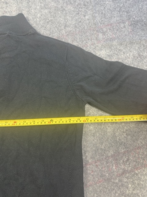 Lacoste Black Knit Quarter Button Sweater 4 image 7