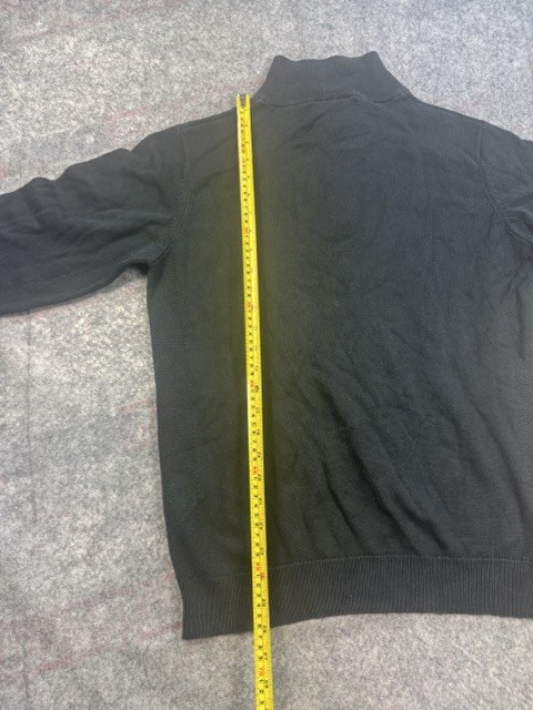 Lacoste Black Knit Quarter Button Sweater 4 image 8