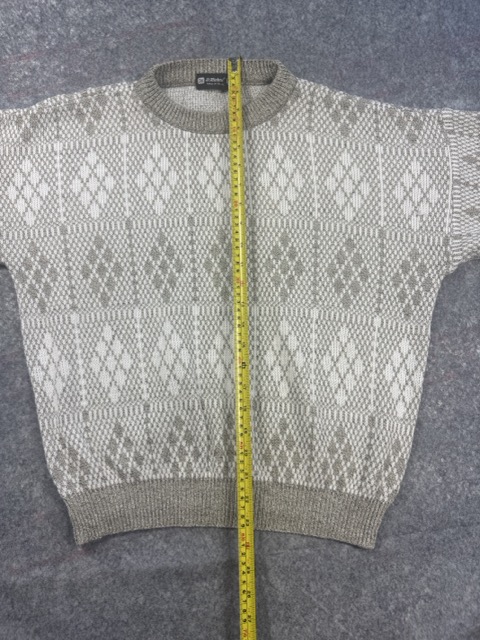 St Michael Beige Patterned Knit Jumper 36 image 7