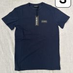 Camiseta Bikkembergs Swimwear – Azul marino, talla S, nueva