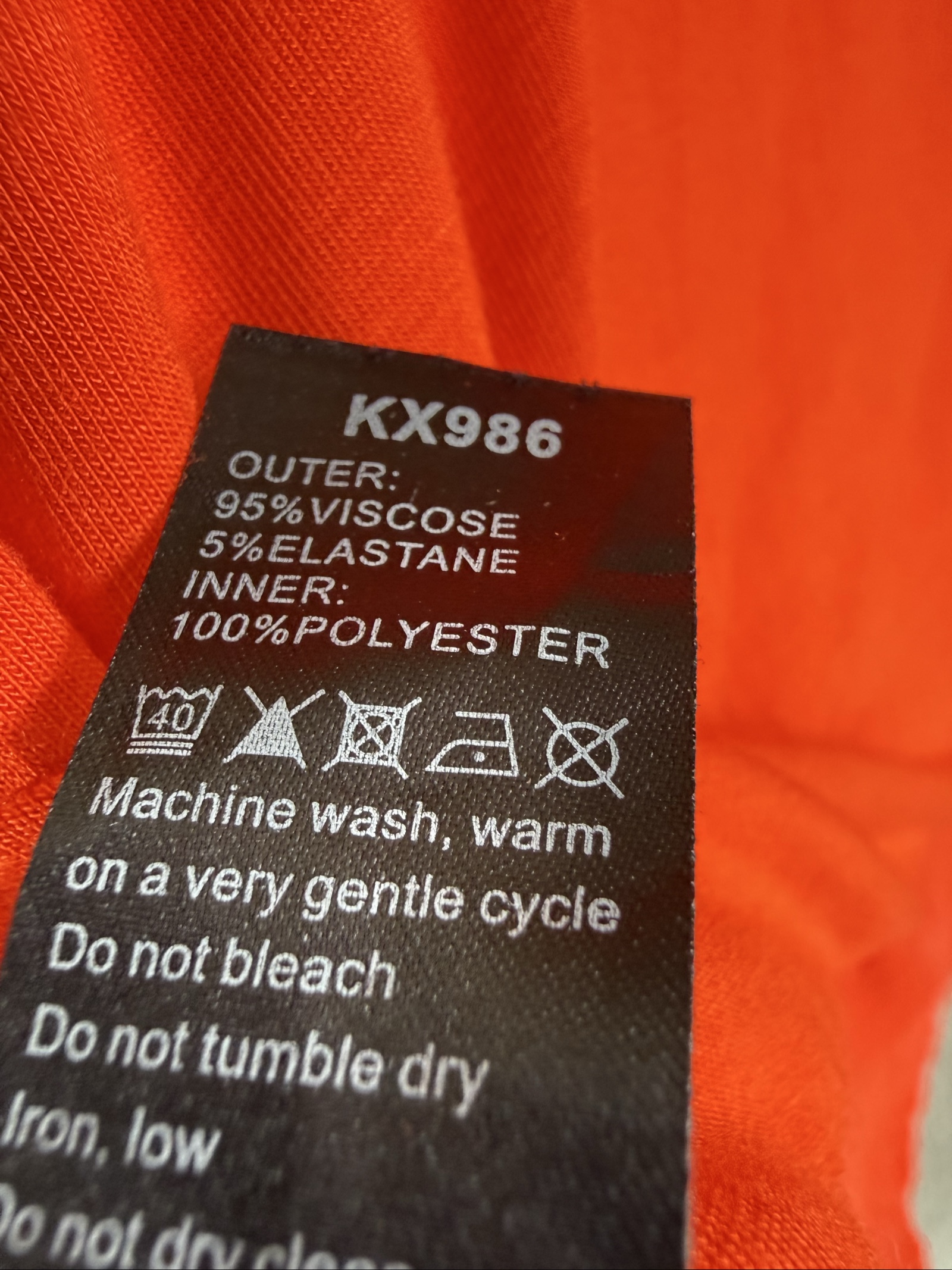 Anthology Orange Lightweight Chiffon Trim Top UK 12 Soft Summer Layered image 6