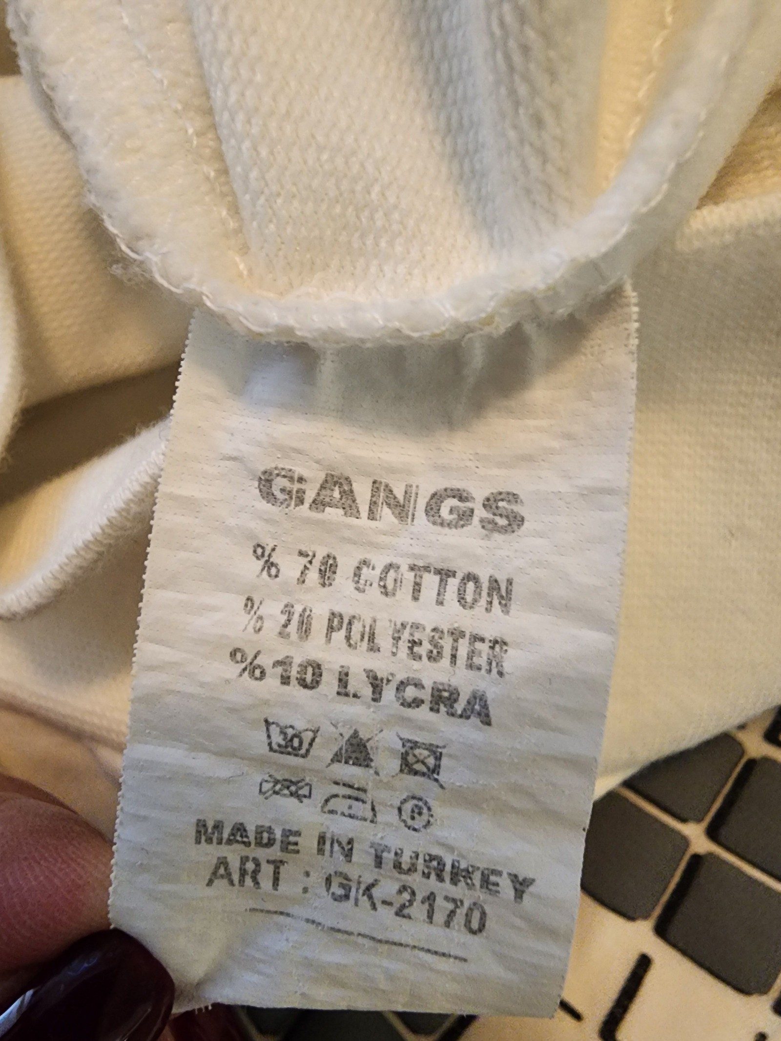 Gangs White Be Positive Sweatshirt Medium Cotton Blend image 5